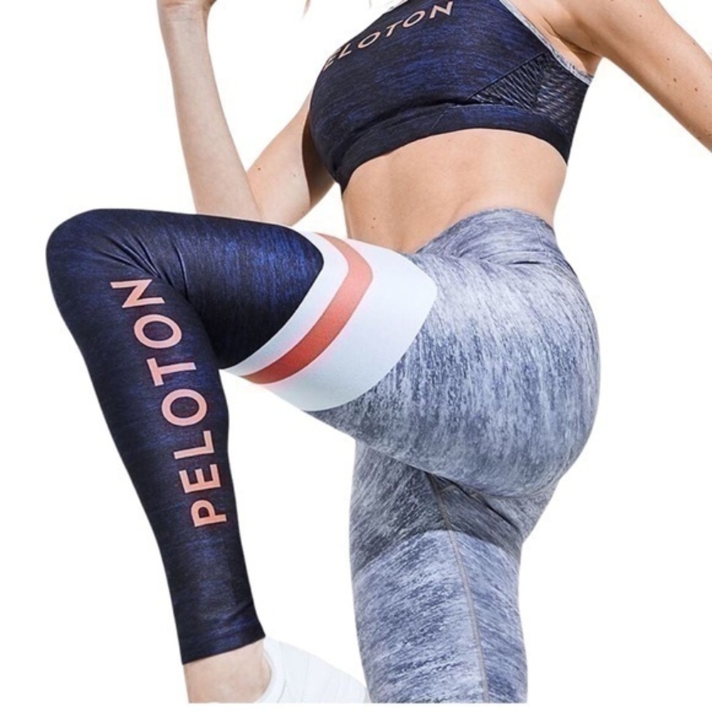 WITH x Peloton Wear It To Heart Spell Out Logo Full Length Leggings